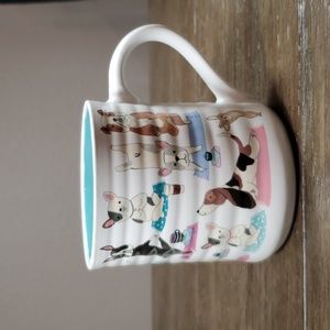 Clementine Paper Inc Dogs Yoga Ceramic Colorful Coffee Mug